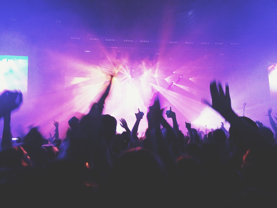 nightime concert